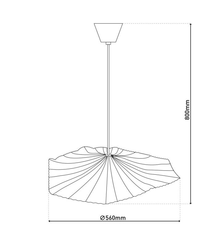 Crazy Paper Pendant Ceiling Light Black 1xE27-3