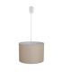 Tom Cylindrical Pendant Ceiling Light Brown 1xE27-1