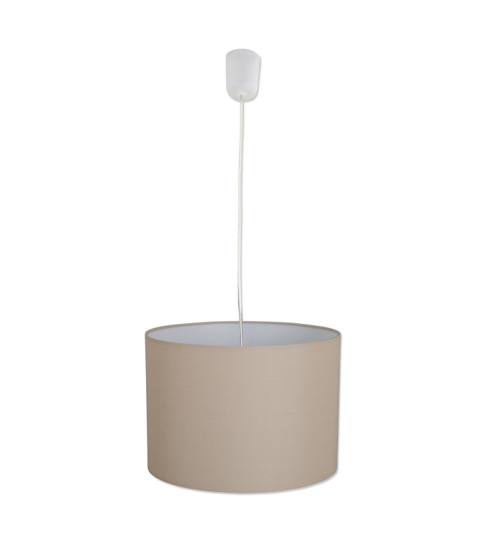 Tom Cylindrical Pendant Ceiling Light Brown 1xE27-1