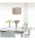 Tom Cylindrical Pendant Ceiling Light Brown 1xE27-3