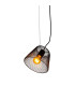 Korie Dome Pendant Ceiling Light Black 1xE27-6