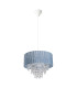 Kristallo Pendant Ceiling Light Grey 1xE27-1