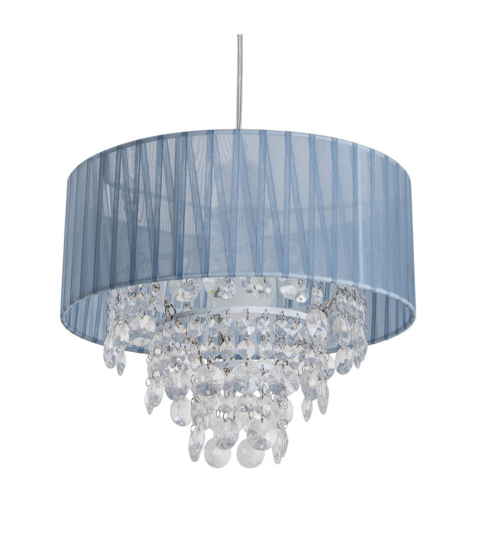 Kristallo Pendant Ceiling Light Grey 1xE27-6