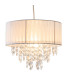 Kristallo Pendant Ceiling Light White 1xE27-7
