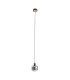 Fumoso Slim Pendant Ceiling Light Black 1xE14-1