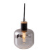Fumoso Slim Pendant Ceiling Light Black 1xE14-6
