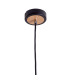 Fumoso Slim Pendant Ceiling Light Black 1xE14-8