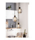 Fumoso Cluster Pendant Ceiling Light Black 3xE14-4