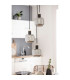 Fumoso Cluster Pendant Ceiling Light Black 3xE14-5