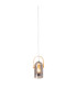 Vidiro Slim Pendant Ceiling Light Silver 1xE27-5