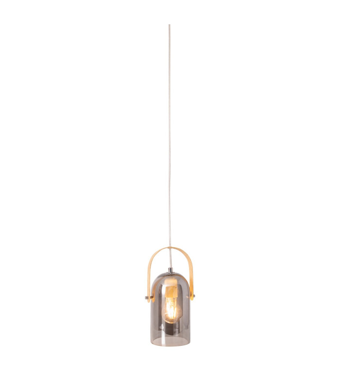 Vidiro Slim Pendant Ceiling Light Silver 1xE27-5