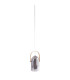 Vidiro Slim Pendant Ceiling Light Silver 1xE27-6