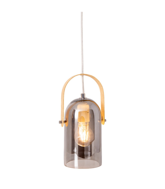Vidiro Slim Pendant Ceiling Light Silver 1xE27-7