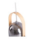 Vidiro Slim Pendant Ceiling Light Silver 1xE27-9