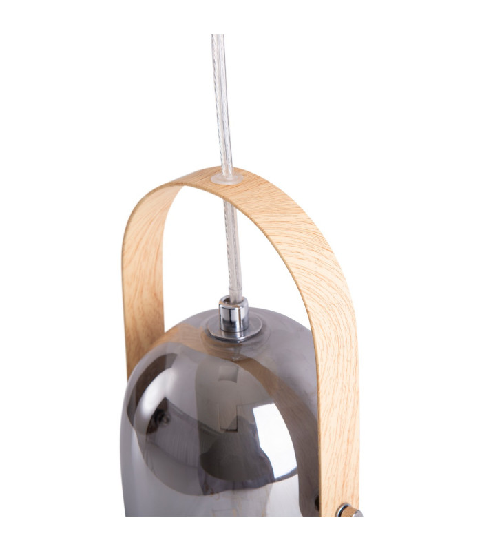 Vidiro Slim Pendant Ceiling Light Silver 1xE27-9
