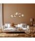 Soito Multi Arm Pendant Ceiling Light Black-3