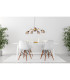 Soito Multi Arm Pendant Ceiling Light Black-4