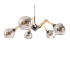 Soito Multi Arm Pendant Ceiling Light Black-6