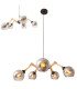 Soito Multi Arm Pendant Ceiling Light Black-9