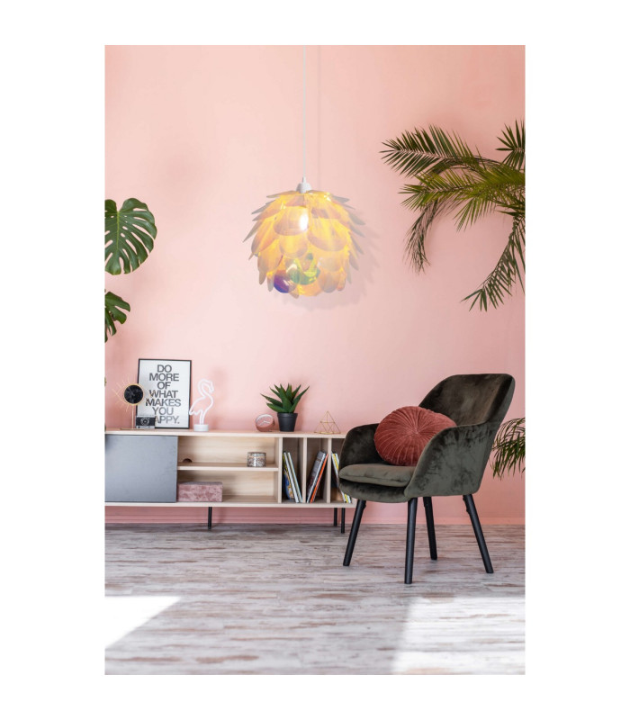 Fora Pendant Ceiling Light Iridescent 1xE27-4