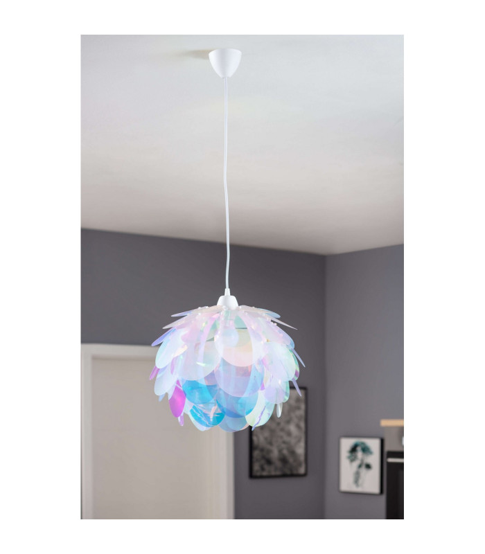 Fora Pendant Ceiling Light Iridescent 1xE27-11
