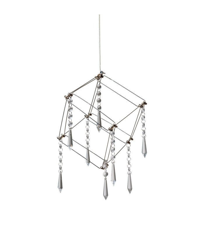 Araneus LED Wire Frame Pendant Ceiling Light Chrome 3000K-1