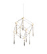 Araneus LED Wire Frame Pendant Ceiling Light Chrome 3000K-5