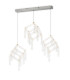 Araneus LED Wire Frame Pendant Ceiling Light Chrome-6