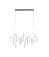 Araneus LED Wire Frame Pendant Ceiling Light Chrome-7