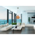 Surrat Dome Pendant Ceiling Light Brown 1xE27-3