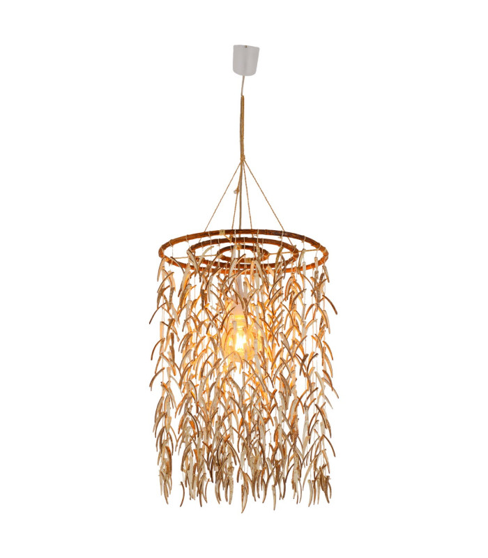 Kokos Pendant Ceiling Light Beige 1xE27-1