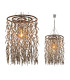 Kokos Pendant Ceiling Light Beige 1xE27-4