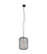 Jodhpur 27cm Wire Frame Pendant Ceiling Light Black 1xE27-1