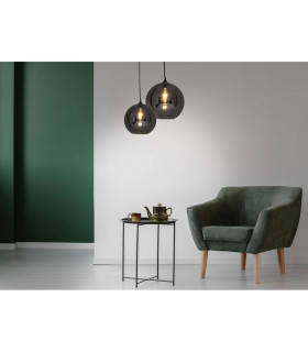 Vaso 30cm Dome Pendant Ceiling Light Anthracite 1xE27-2