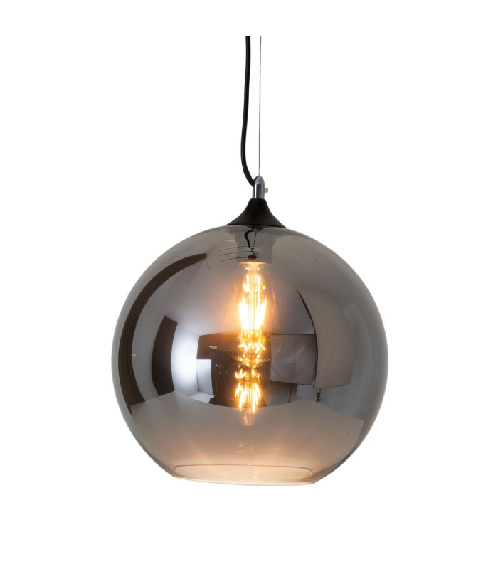 Vaso 30cm Dome Pendant Ceiling Light Anthracite 1xE27-3