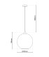 Vaso 25cm Round Dome Pendant Ceiling Light Anthracite-4