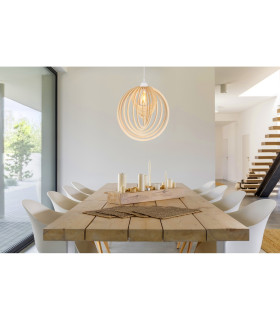 Armella Wire Frame Pendant Ceiling Light Nature 1xE27-2