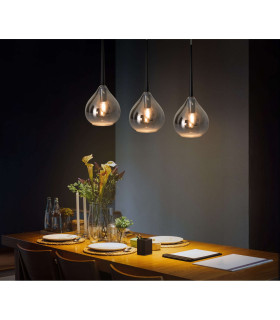 Vaso 16cm Dome Pendant Ceiling Light Anthracite 1xE14-2