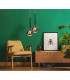 Vaso 16cm Dome Pendant Ceiling Light Anthracite 1xE14-3