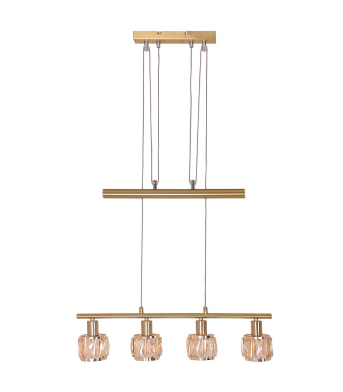 Josefa Bar Pendant Ceiling Light Gold 1xE14 3000K-1