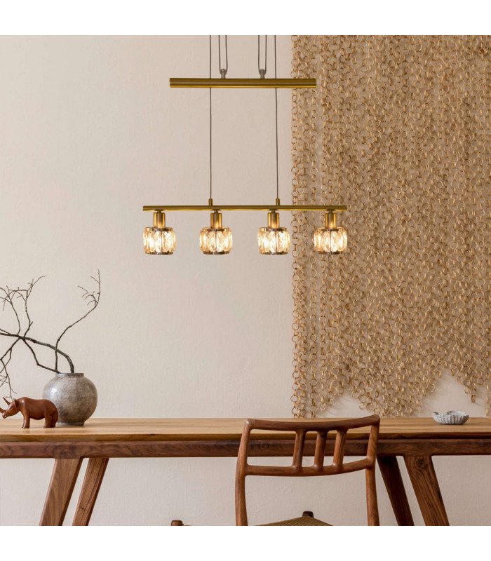 Josefa Bar Pendant Ceiling Light Gold 1xE14 3000K-3
