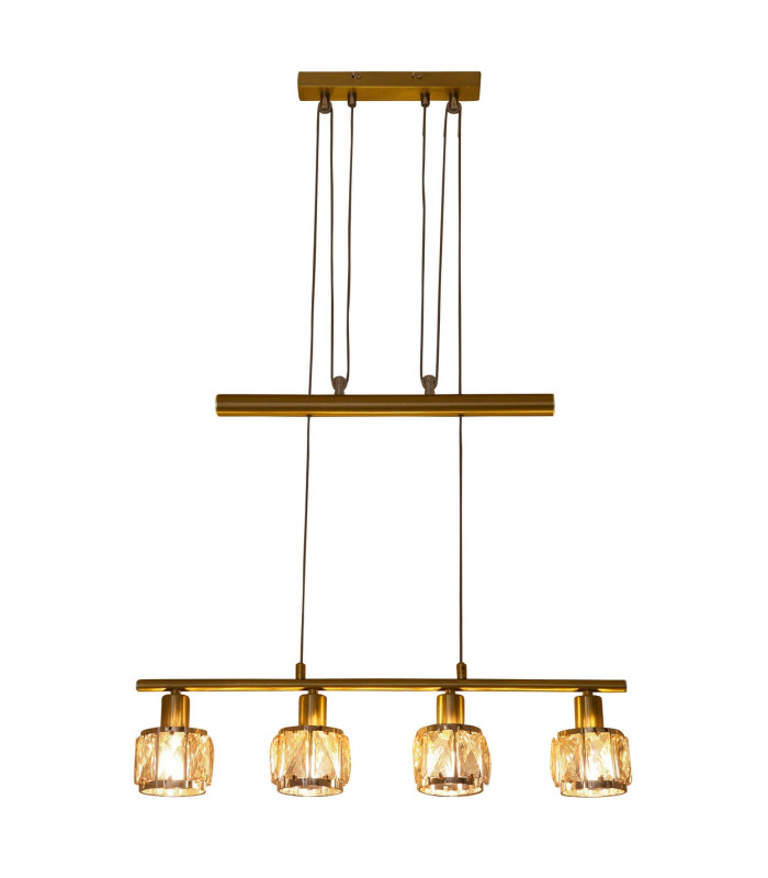 Josefa Bar Pendant Ceiling Light Gold 1xE14 3000K-7