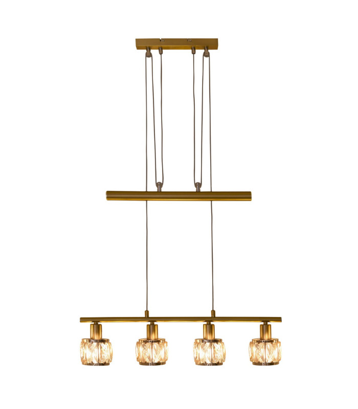 Josefa Bar Pendant Ceiling Light Gold 1xE14 3000K-8
