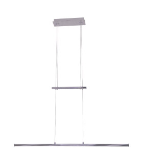 Twist Dimmable LED Bar Pendant Ceiling Light Chrome 3000K-1