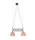 Adrienne Bar Pendant Ceiling Light Nature 2xE27-5