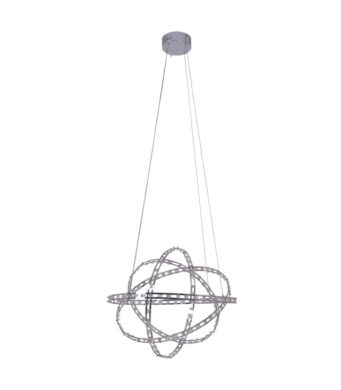 Cosmos LED Pendant Ceiling Light Chrome 3000K-1