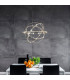 Cosmos LED Pendant Ceiling Light Chrome 3000K-2