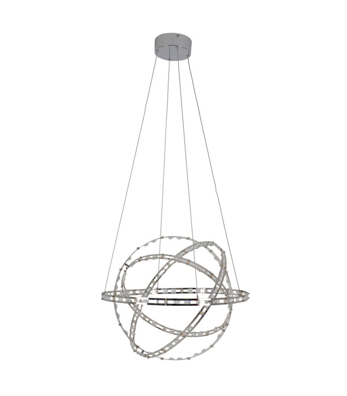 Cosmos LED Pendant Ceiling Light Chrome 3000K-6