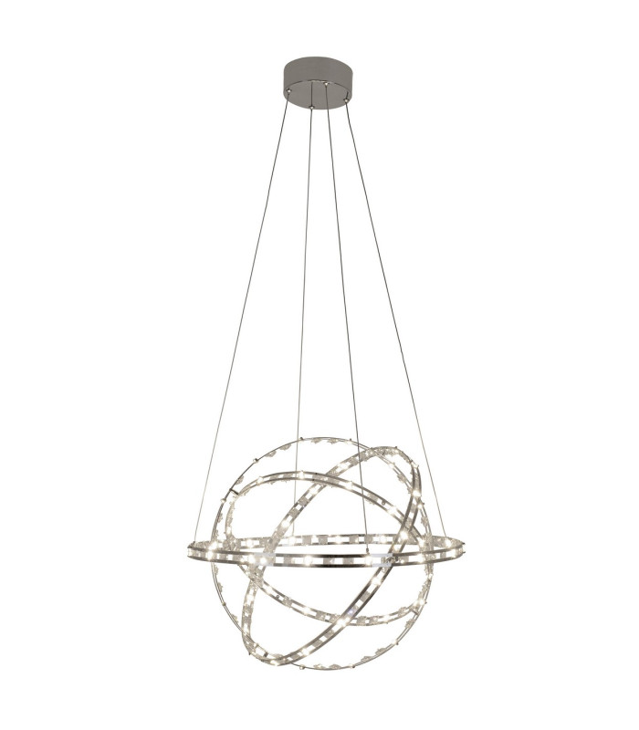 Cosmos LED Pendant Ceiling Light Chrome 3000K-7