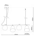 Triton Bar Pendant Ceiling Light Black 4xE27-4